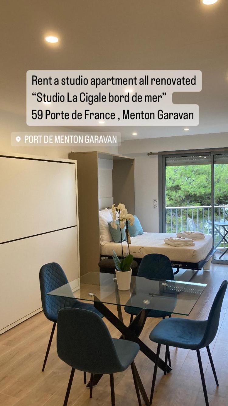 Studio Villa La Cigale Avec Grande Terrasse Menton Dış mekan fotoğraf